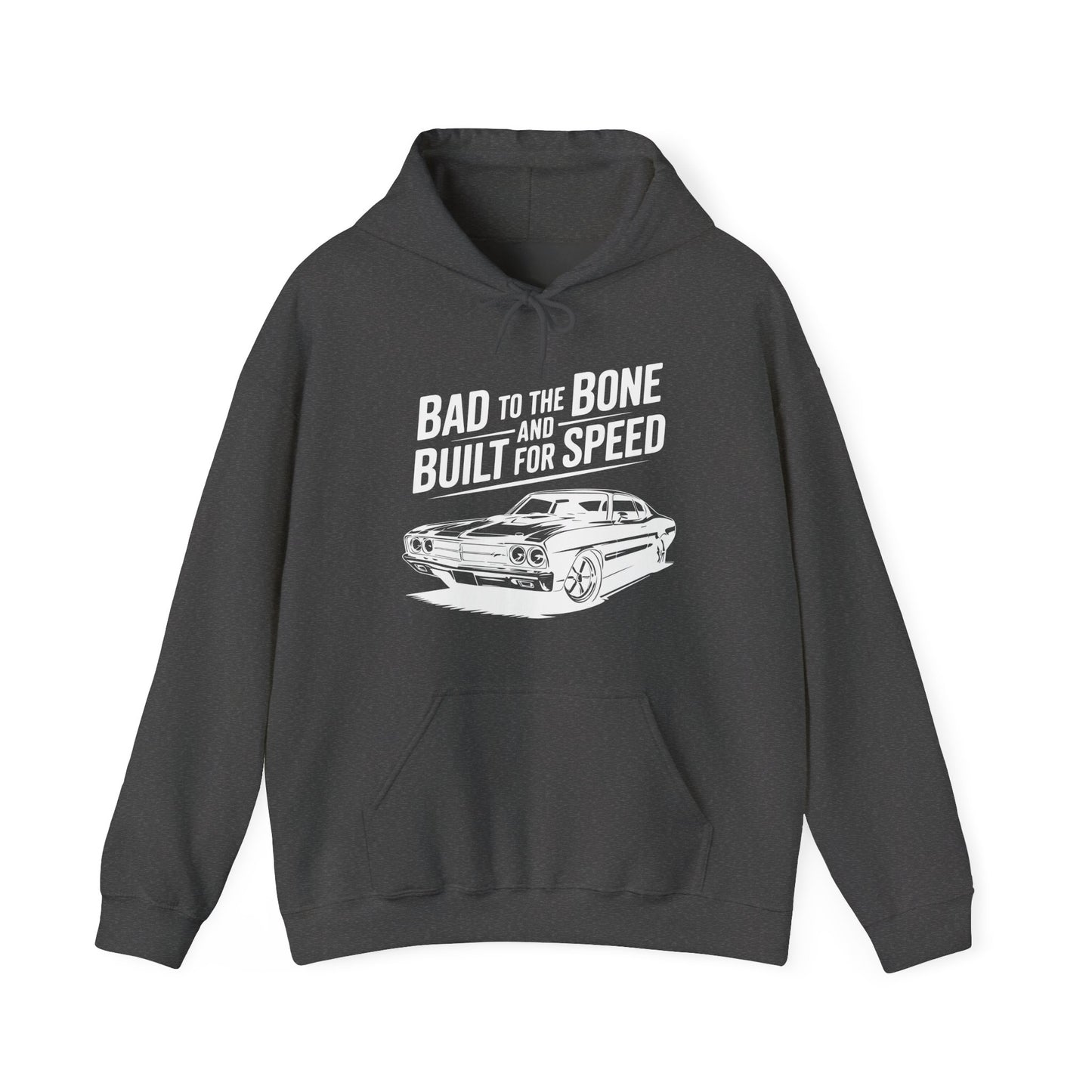 'Bad to the Bone and Built for Speed' - Muscle Car Hoodie