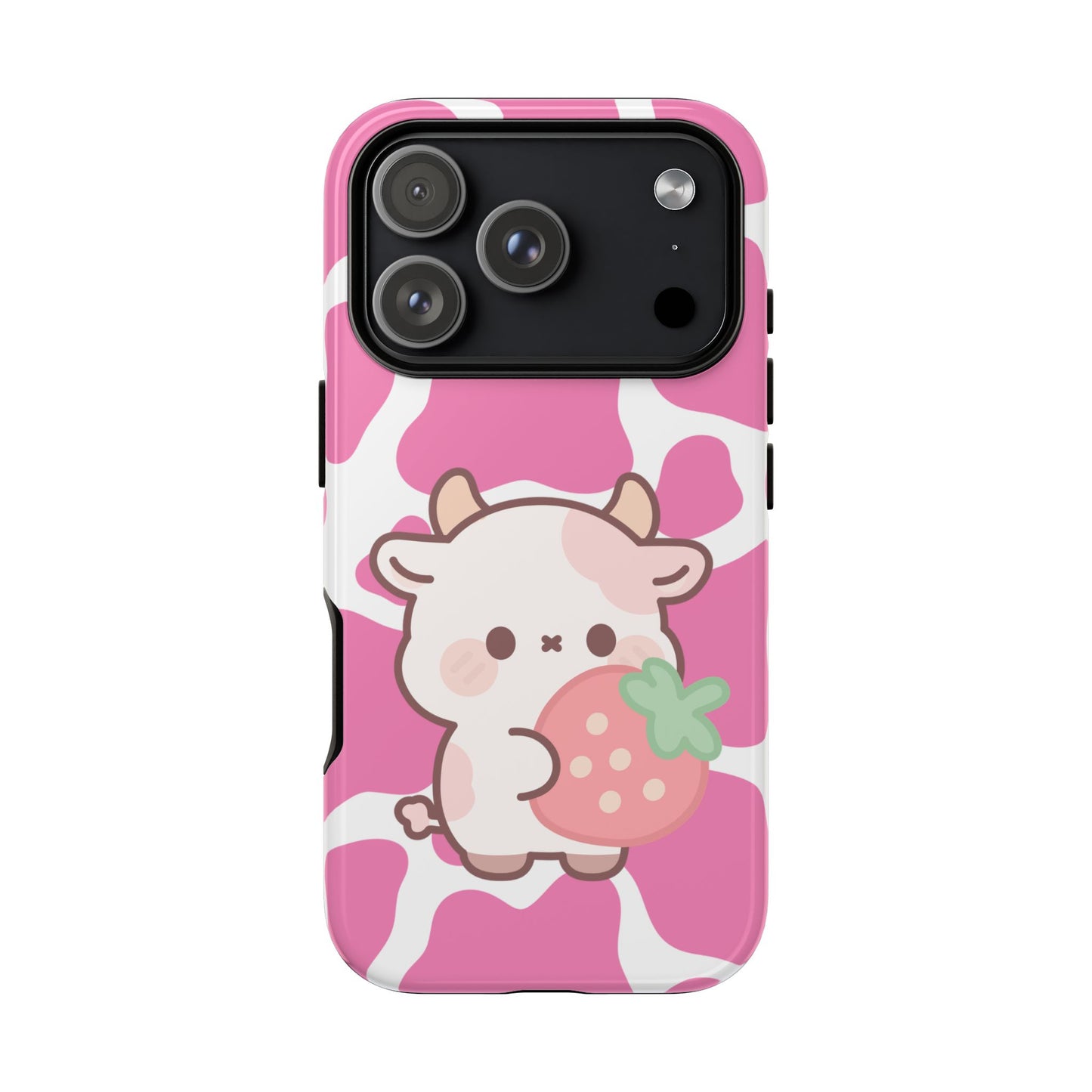 'Kawaii Pink Cow'- Samsung Case