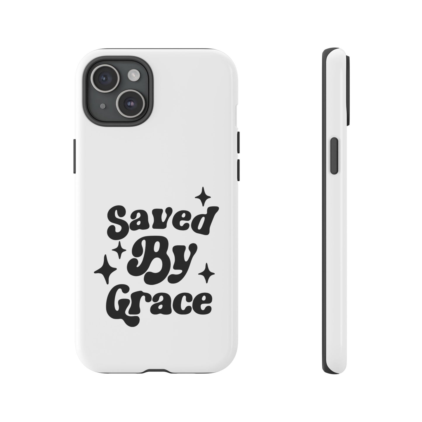 'Saved By Grace' - iPhone Case