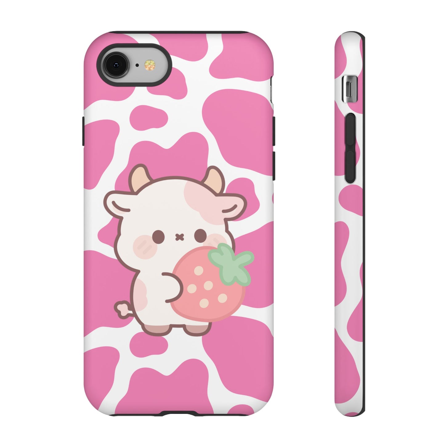 'Kawaii Pink Cow'- Samsung Case