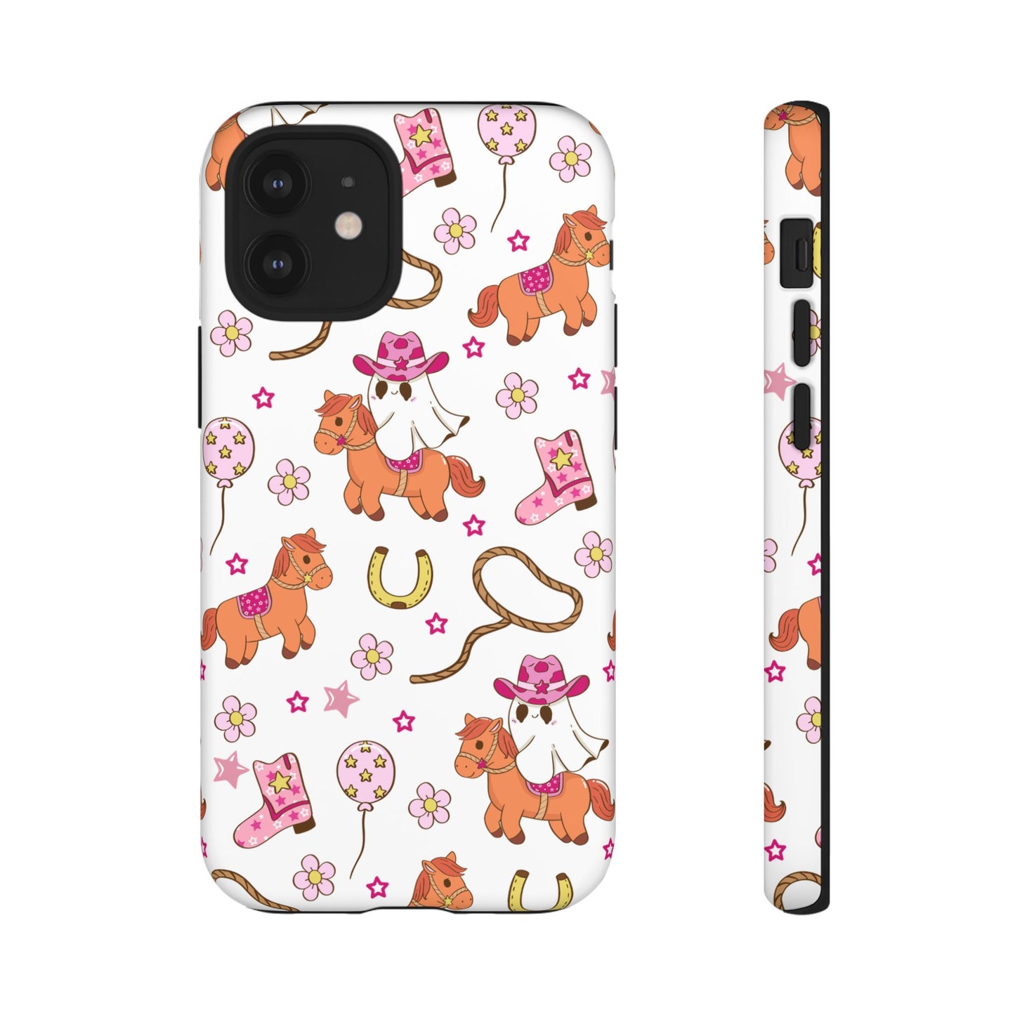 'Cowgirl Ghost Pony' - iPhone Case