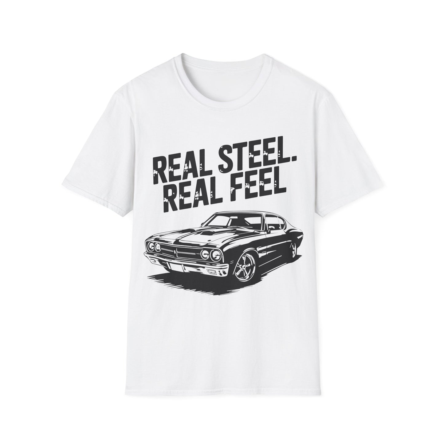 'Real Steel. Real Feel' - Muscle Car T-shirt