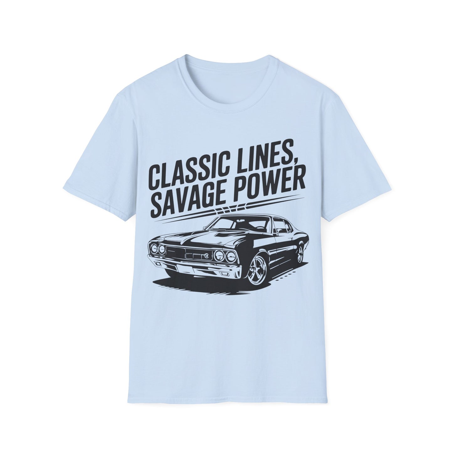 'Classic Lines, Savage Power' - Muscle Car T-Shirt