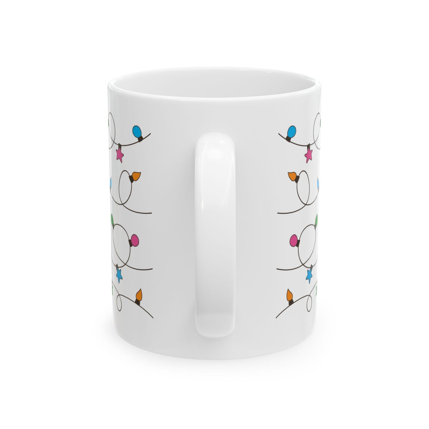 'My Favorite Color Is Christmas Lights' - Ceramic Mug