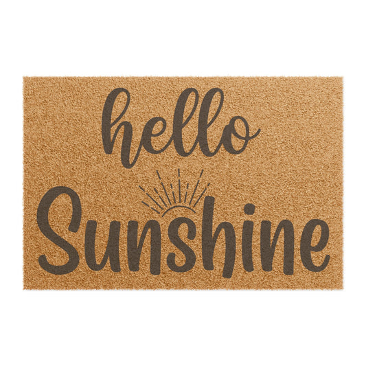 'Hello Sunshine' - Doormat