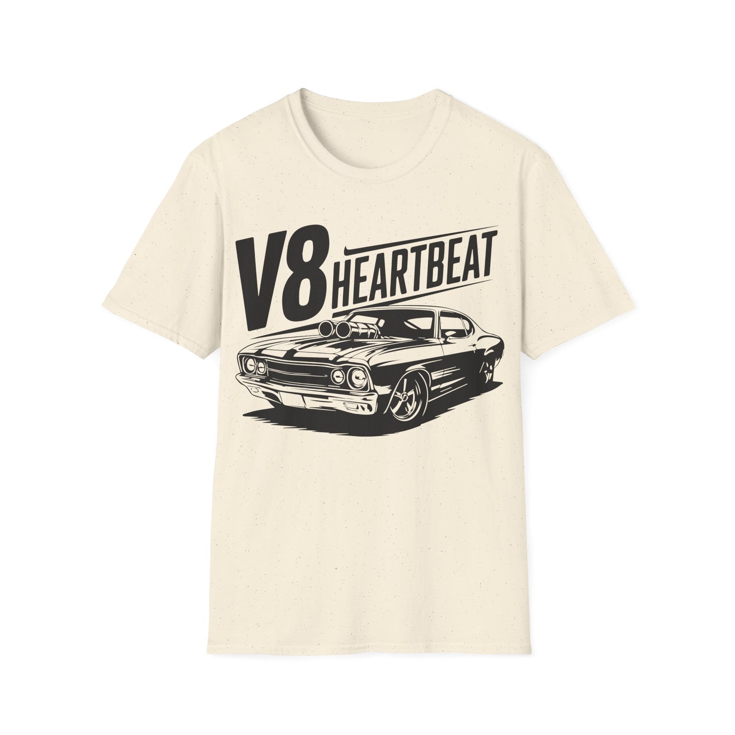 'V8 Heartbeat' - Muscle Car T-shirt
