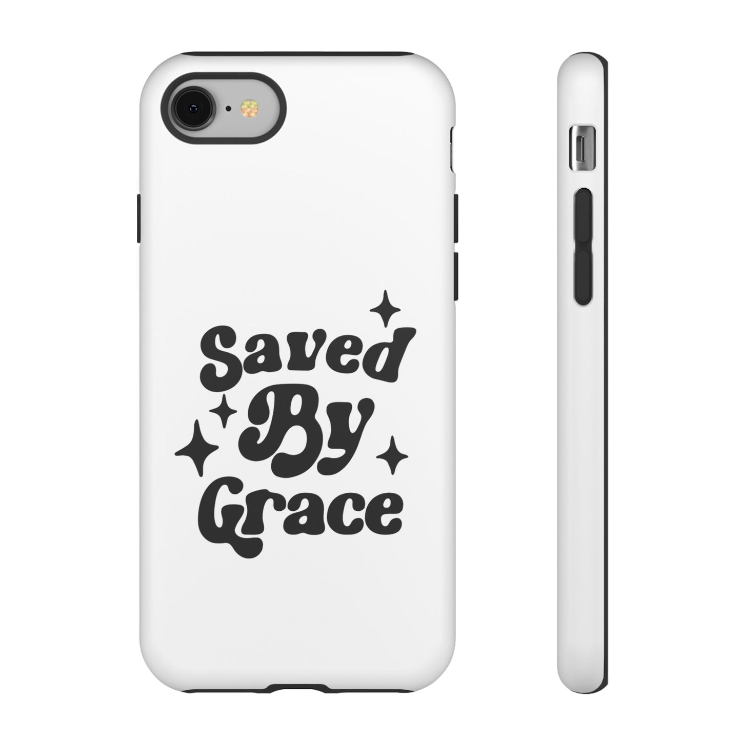 'Saved By Grace' - iPhone Case