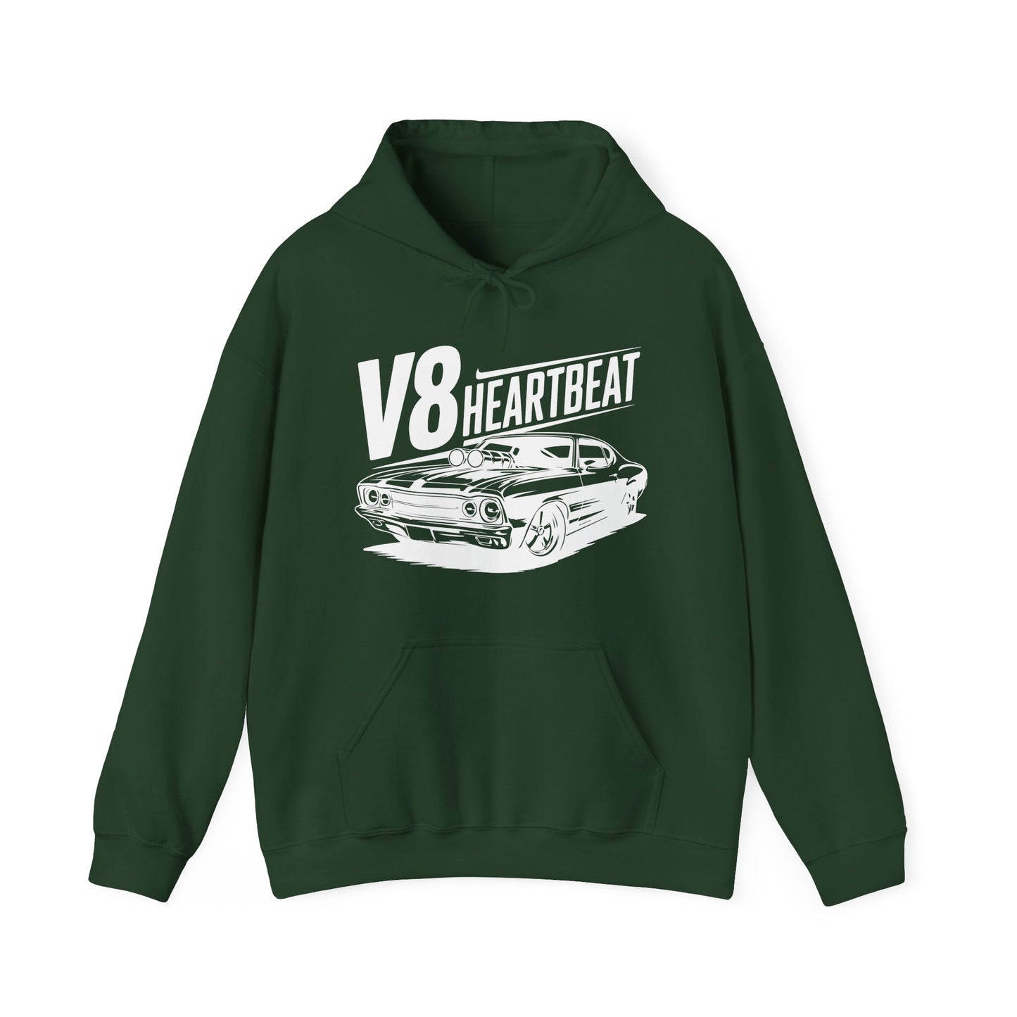'V8 Heartbeat' - Muscle Car Hoodie