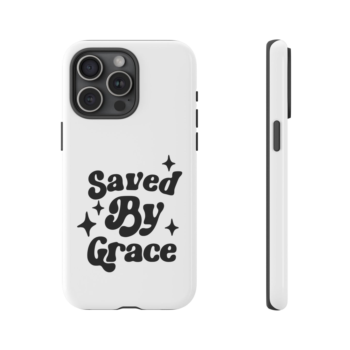 'Saved By Grace' - iPhone Case