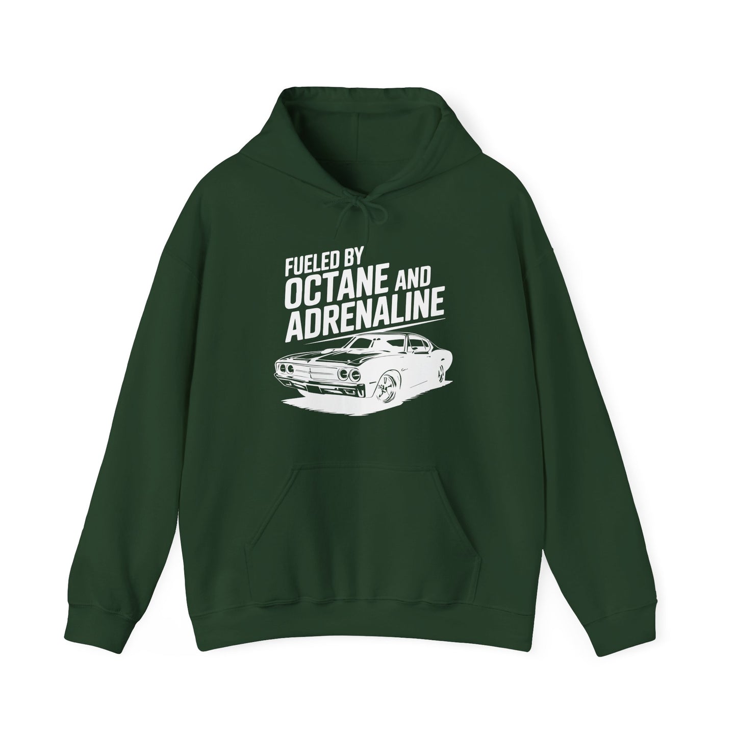 'Fueled by Octane and Adrenaline' - Muscle Car Hoodie