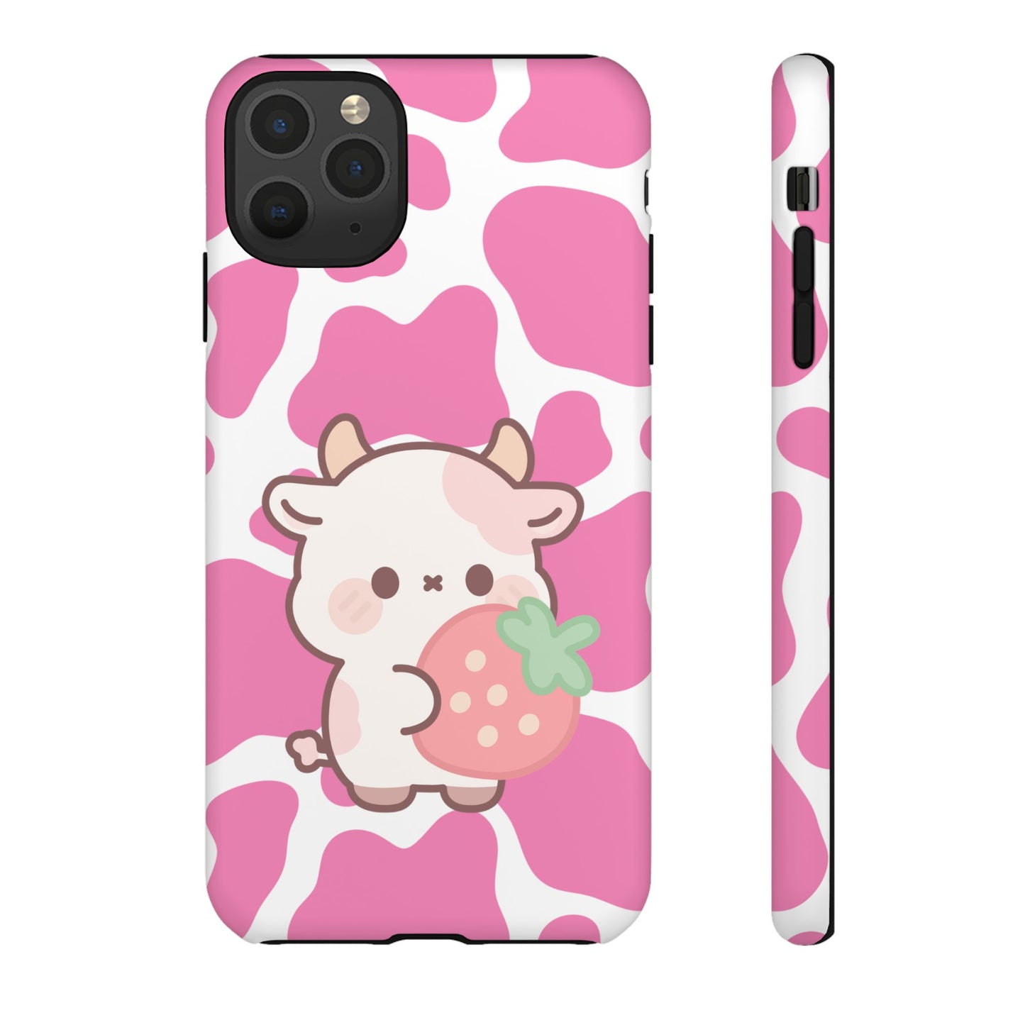 'Kawaii Pink Cow'- Samsung Case