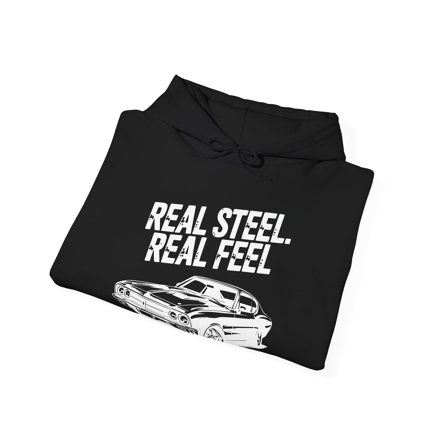 'Real Steel Real Feel' - Muscle Car Hoodie