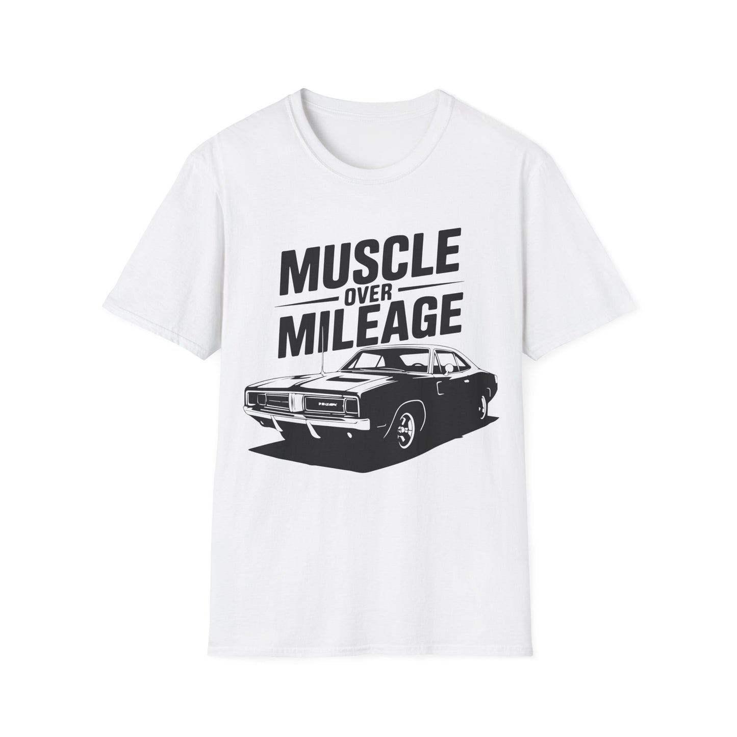 'Muscle Over Mileage' - Muscle Car T‑Shirt
