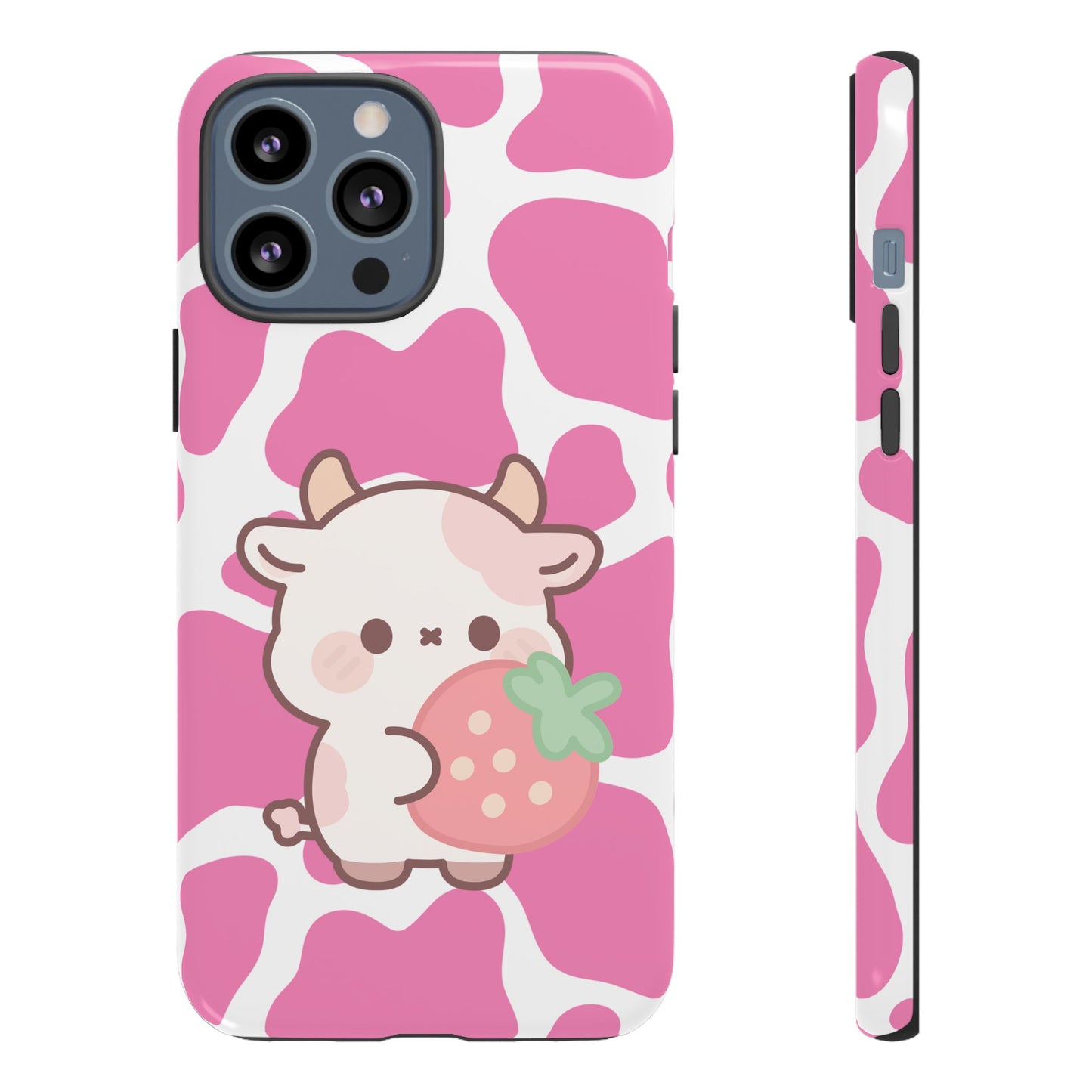 'Kawaii Pink Cow'- Samsung Case