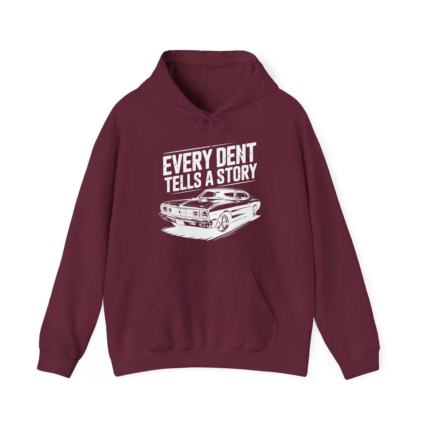 'Every Dent Tells a Story' - Muscle Car Hoodie
