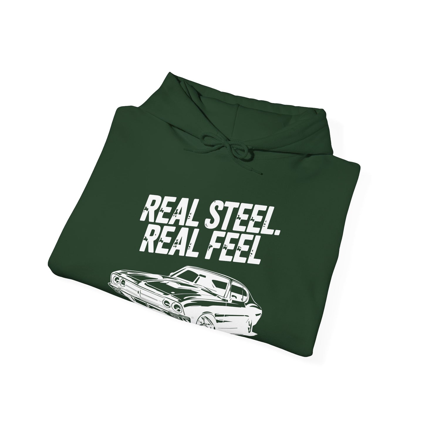 'Real Steel Real Feel' - Muscle Car Hoodie