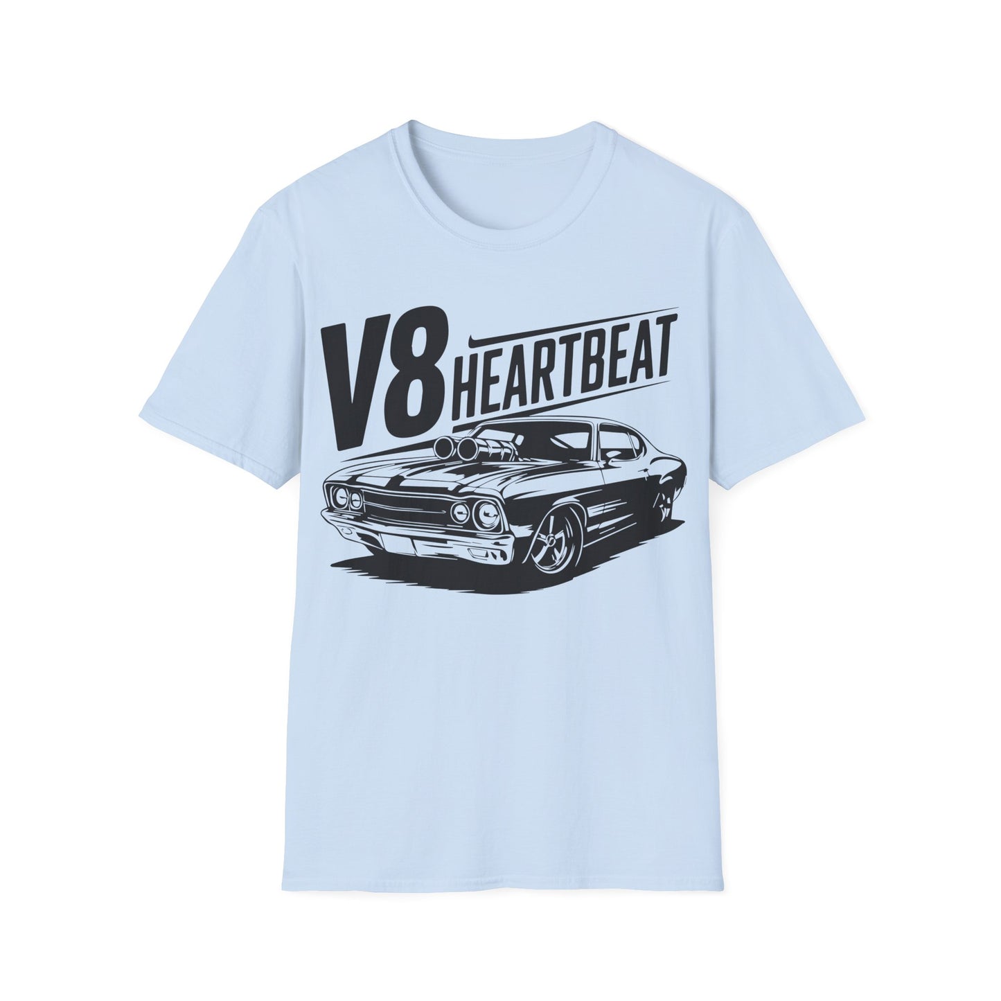 'V8 Heartbeat' - Muscle Car T-shirt