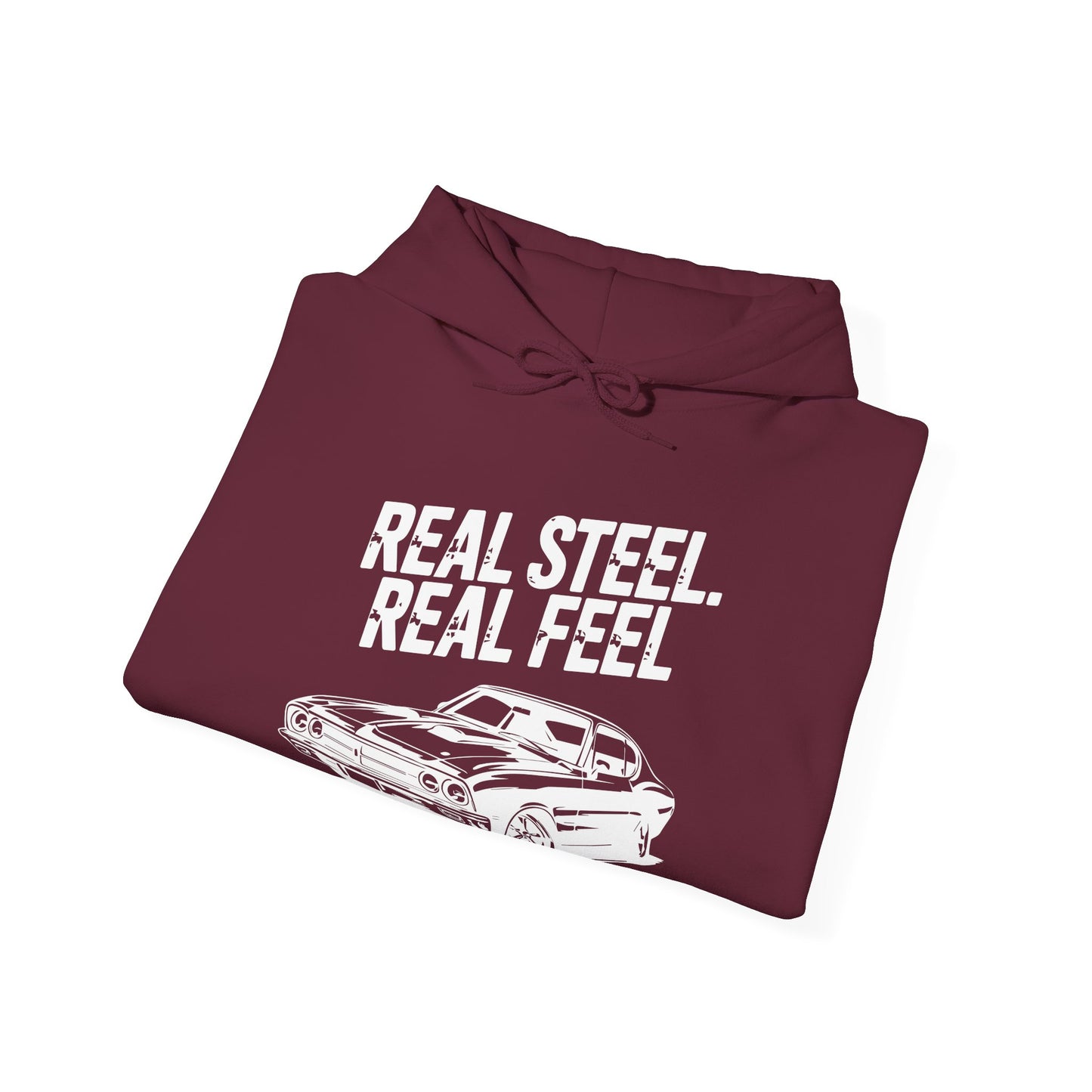 'Real Steel Real Feel' - Muscle Car Hoodie