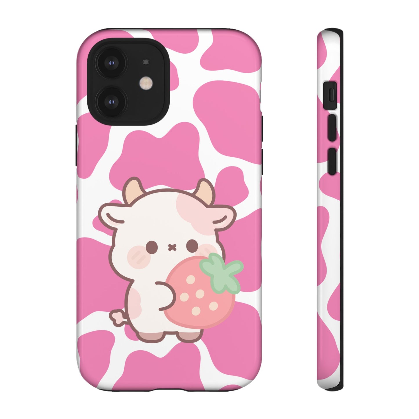 'Kawaii Pink Cow'- Samsung Case