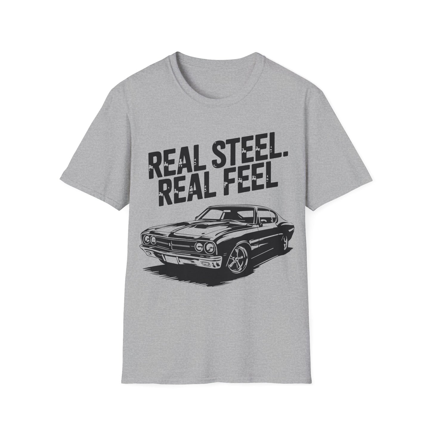 'Real Steel. Real Feel' - Muscle Car T-shirt