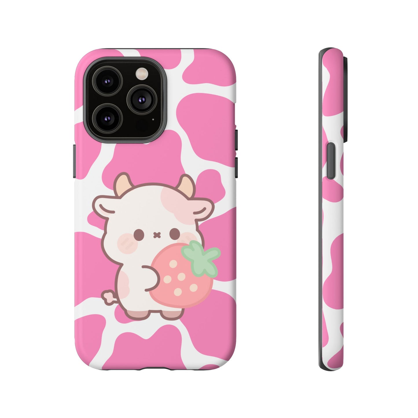 'Kawaii Pink Cow'- Samsung Case