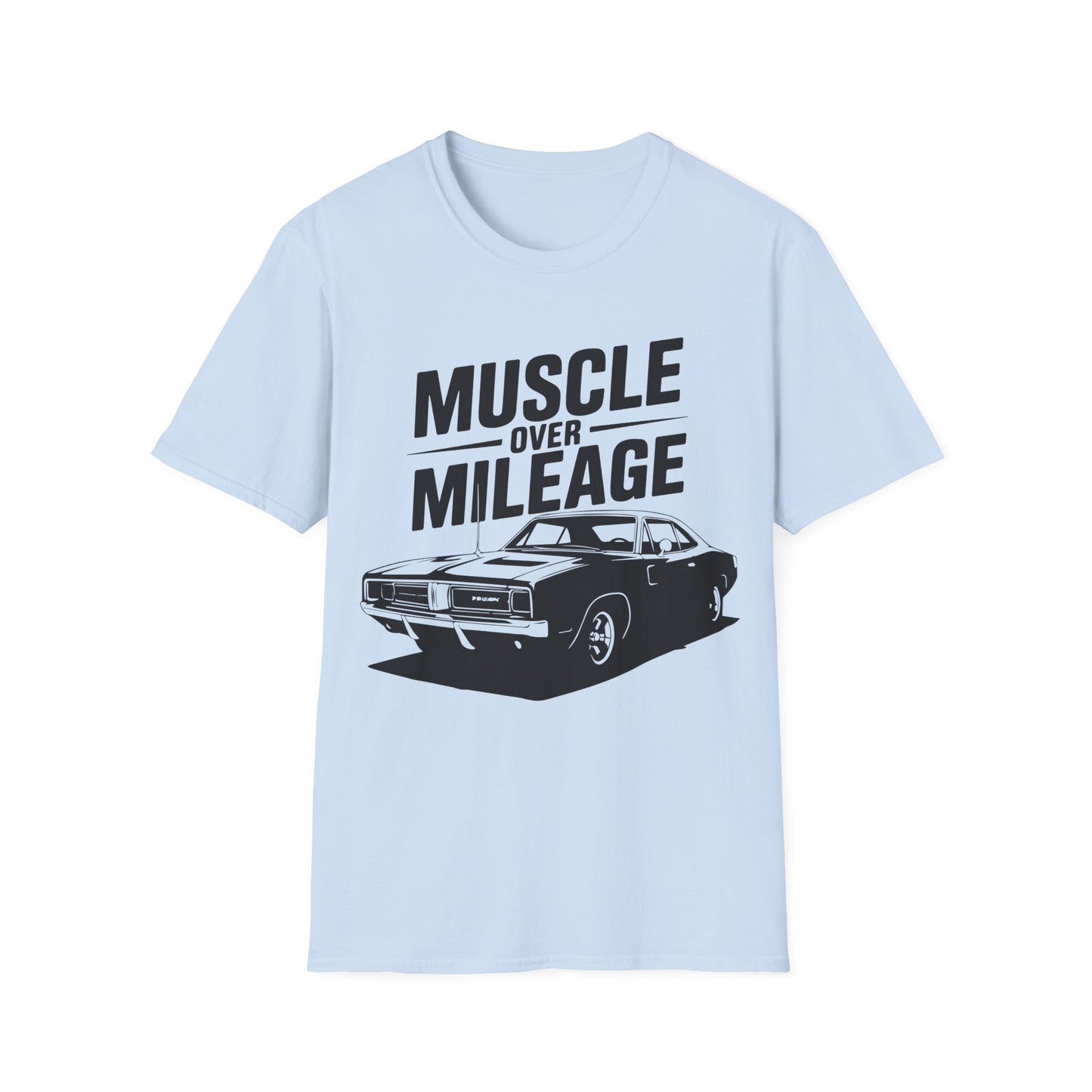 'Muscle Over Mileage' - Muscle Car T‑Shirt
