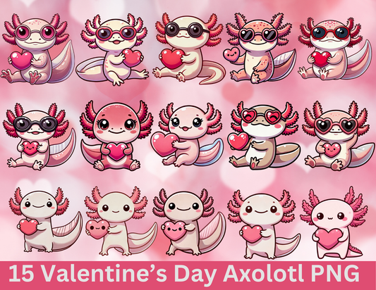 Valentine's Day Axolotl