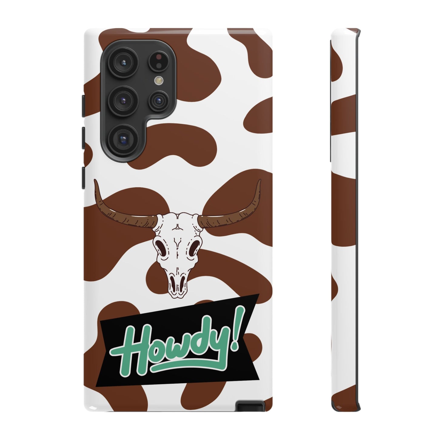 'Howdy Cowhide Skull' - Samsung Phone Case
