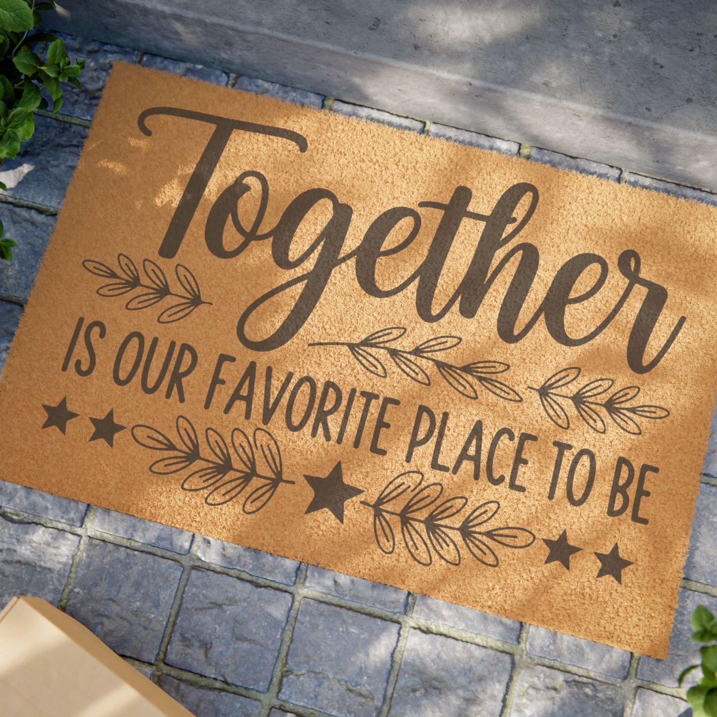 'Together Is Our Favorite Place To Be' - Doormat