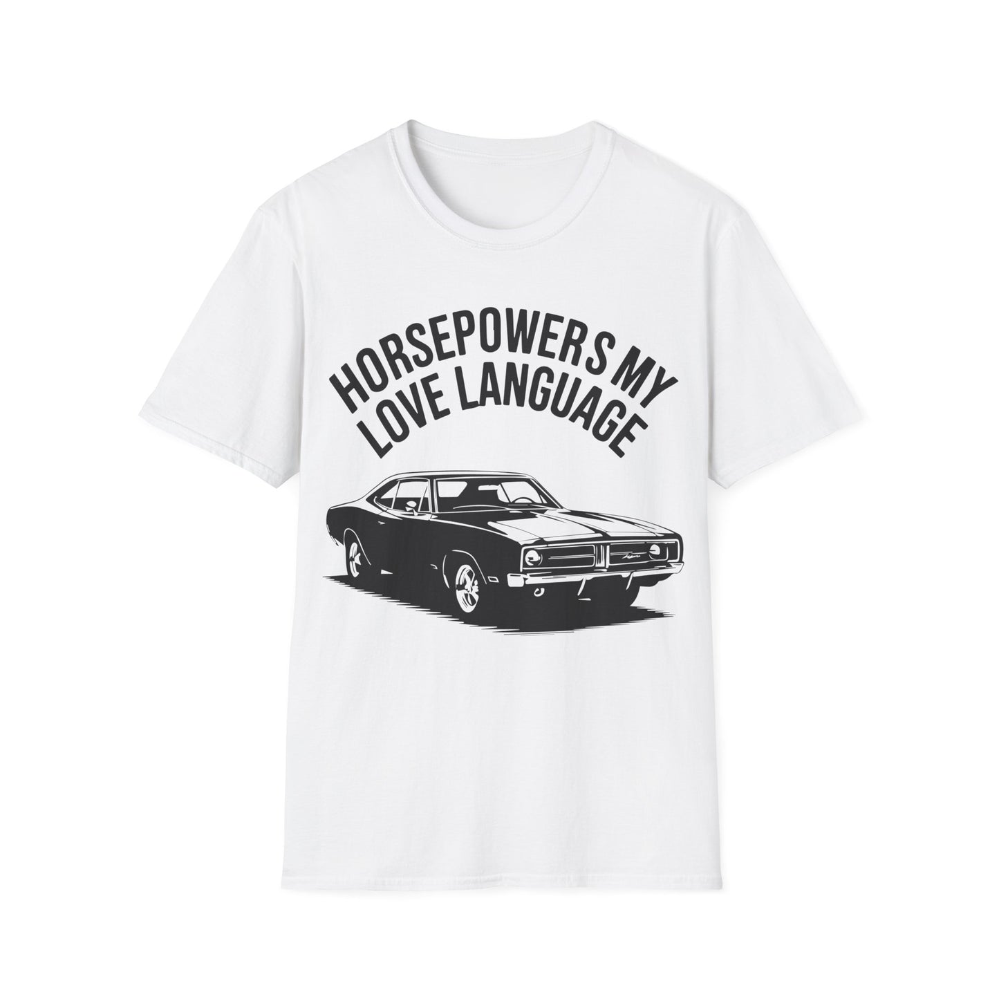 'Horsepowers My Love Language' -Muscle Car T-shirt