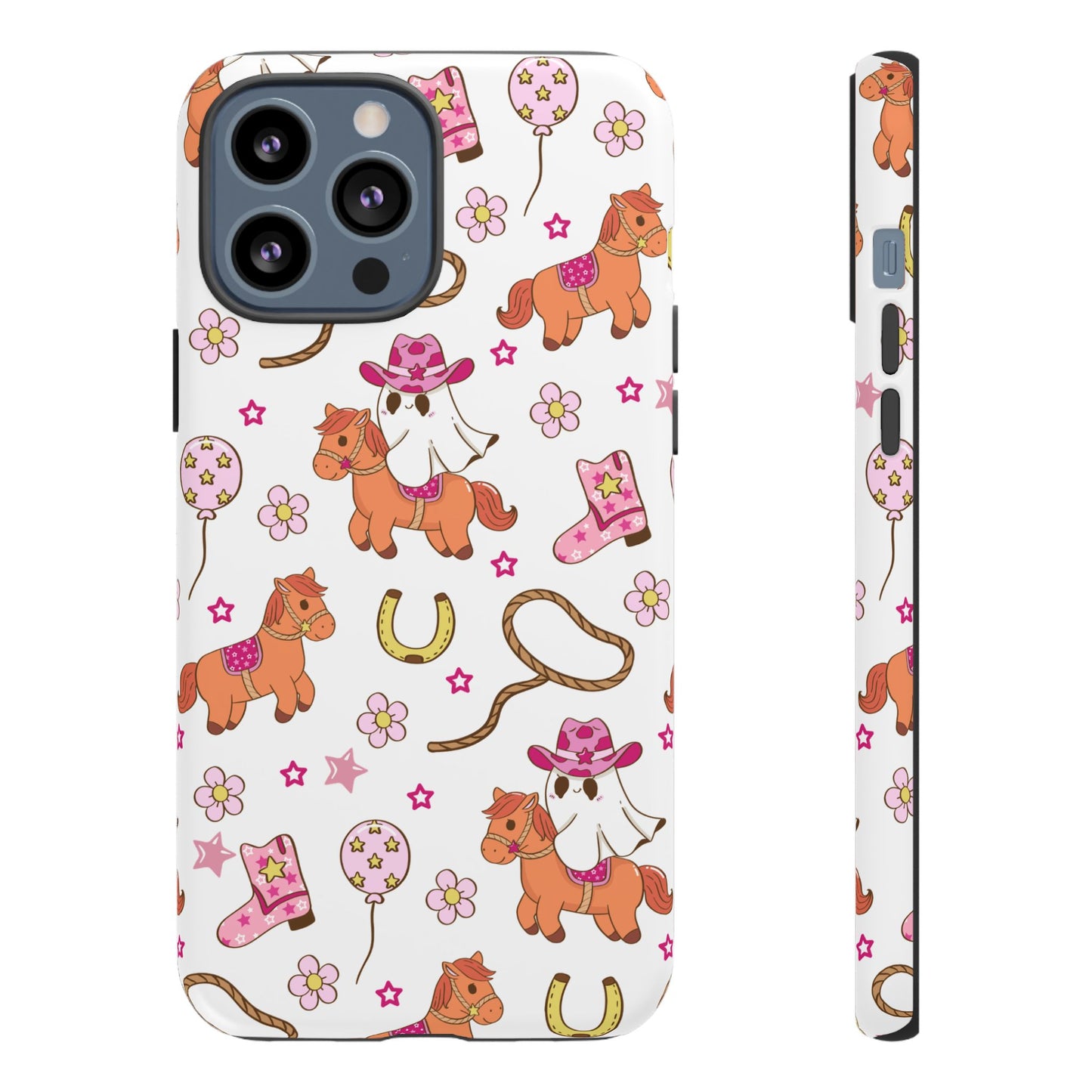 'Cowgirl Ghost Pony' - iPhone Case