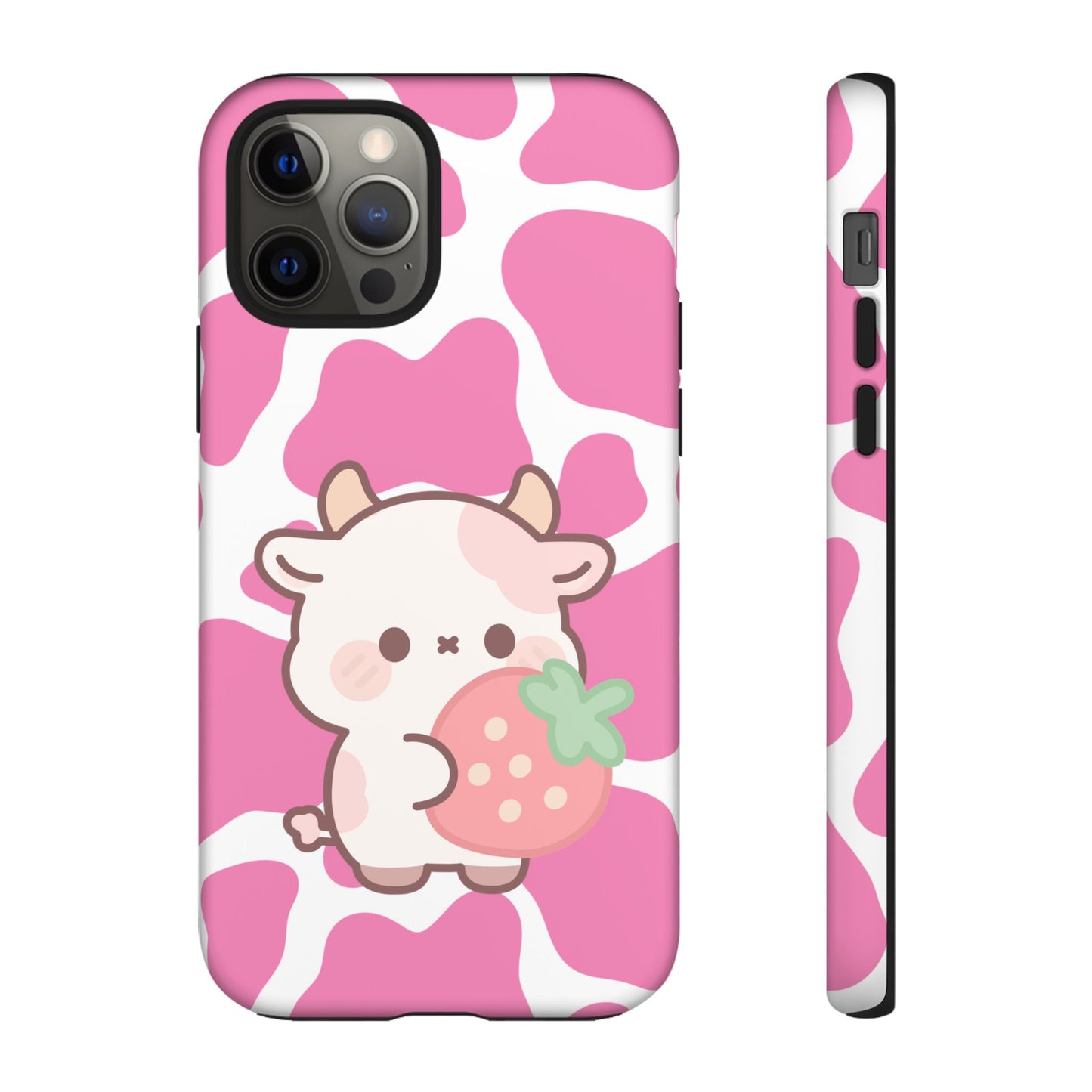 'Kawaii Pink Cow'- Samsung Case